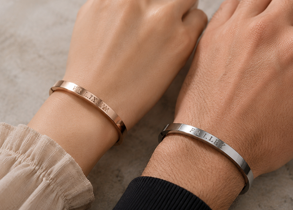 Eternal Bond Personalized Couples bracelet Set