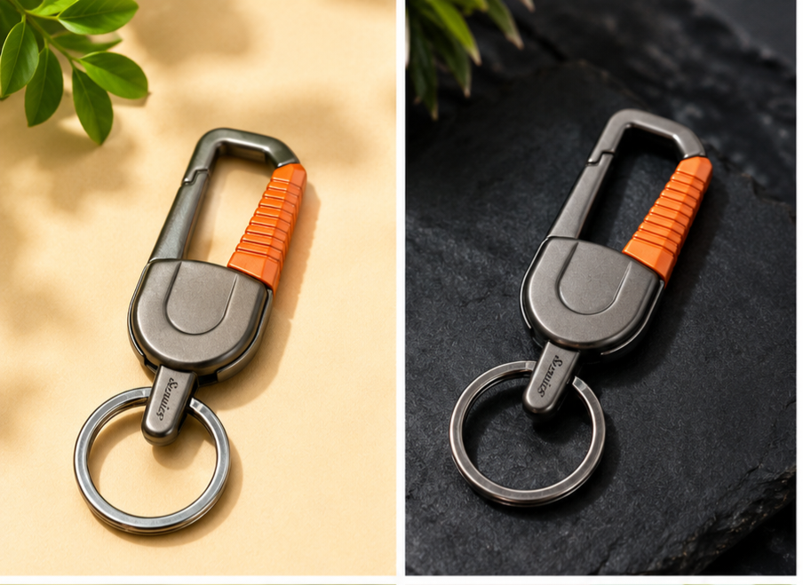 Aero-Stride Tactical Carabiner Keychain