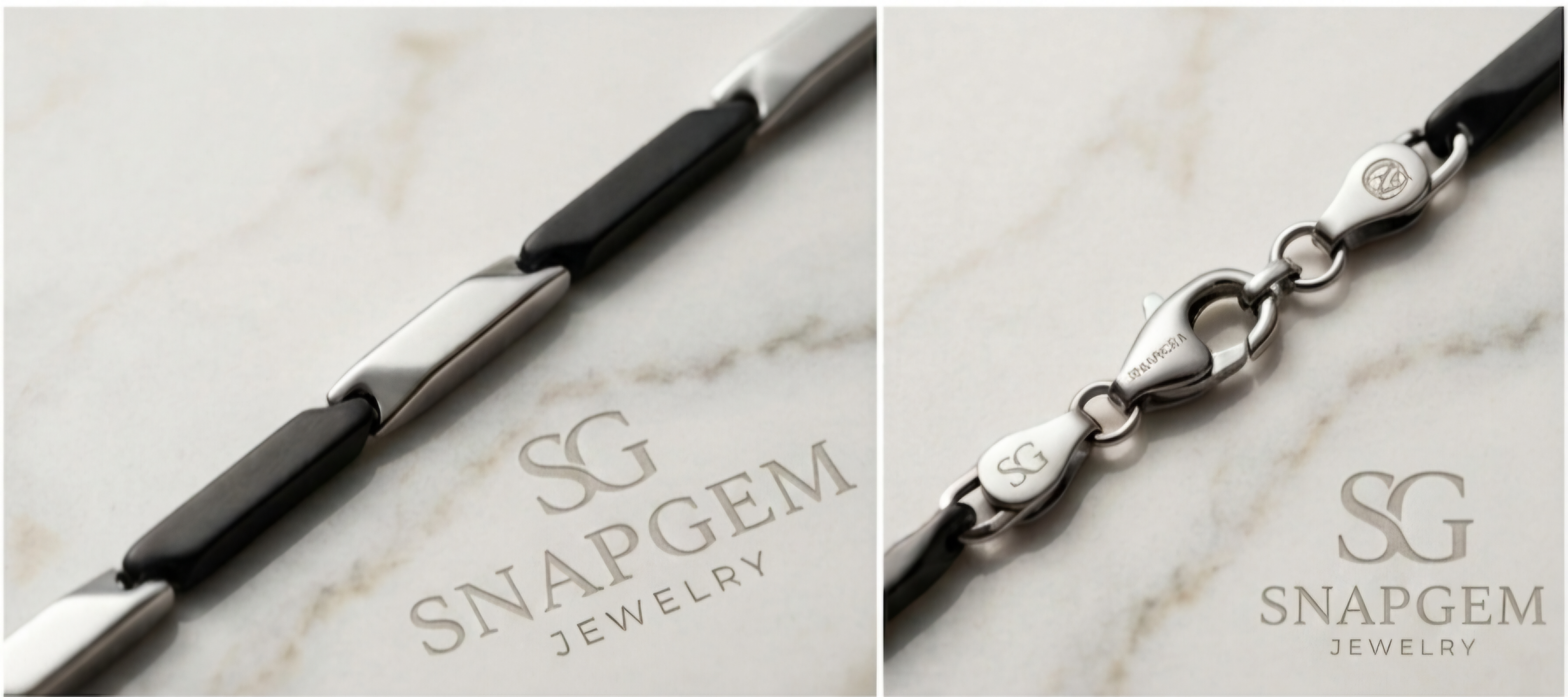The Onyx Eclipse Bar Chain