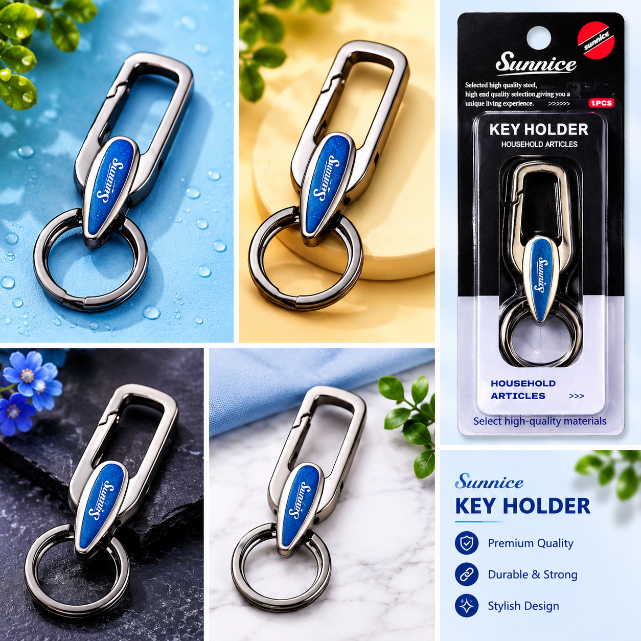 Zinc Alloy Key Ring Holder