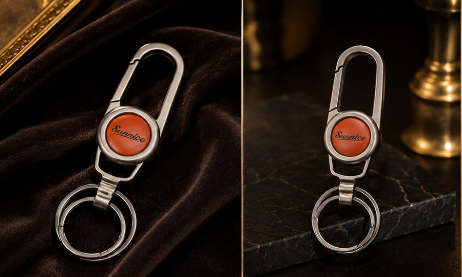 Sunnice Luxury Lnlay Carabiner Key Holder