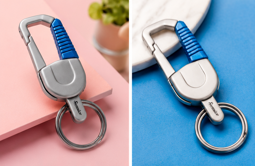 Sunnice Luxury Lnlay Carabiner Key Holder